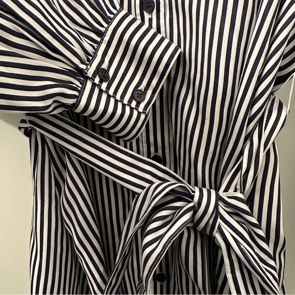 Lane Bryant Belted Button Down Long Sleeve Tunic - Picture 5 of 7